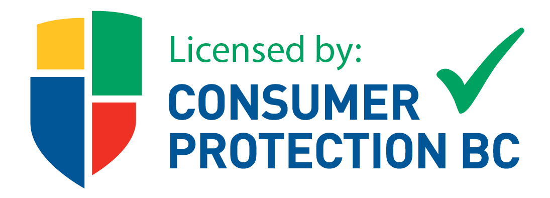 Licensed by Consumer Protection BC